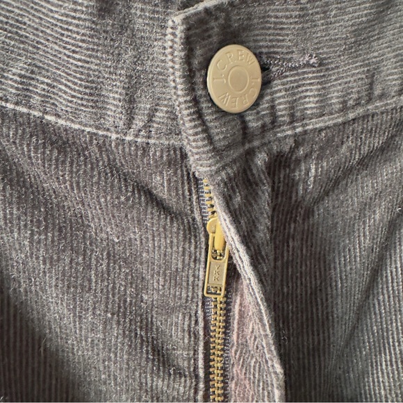 J. Crew 100% Cotton Straight Leg Corduroy Pants Zip Button Belt Loops Solid Y2K - Picture 10 of 10